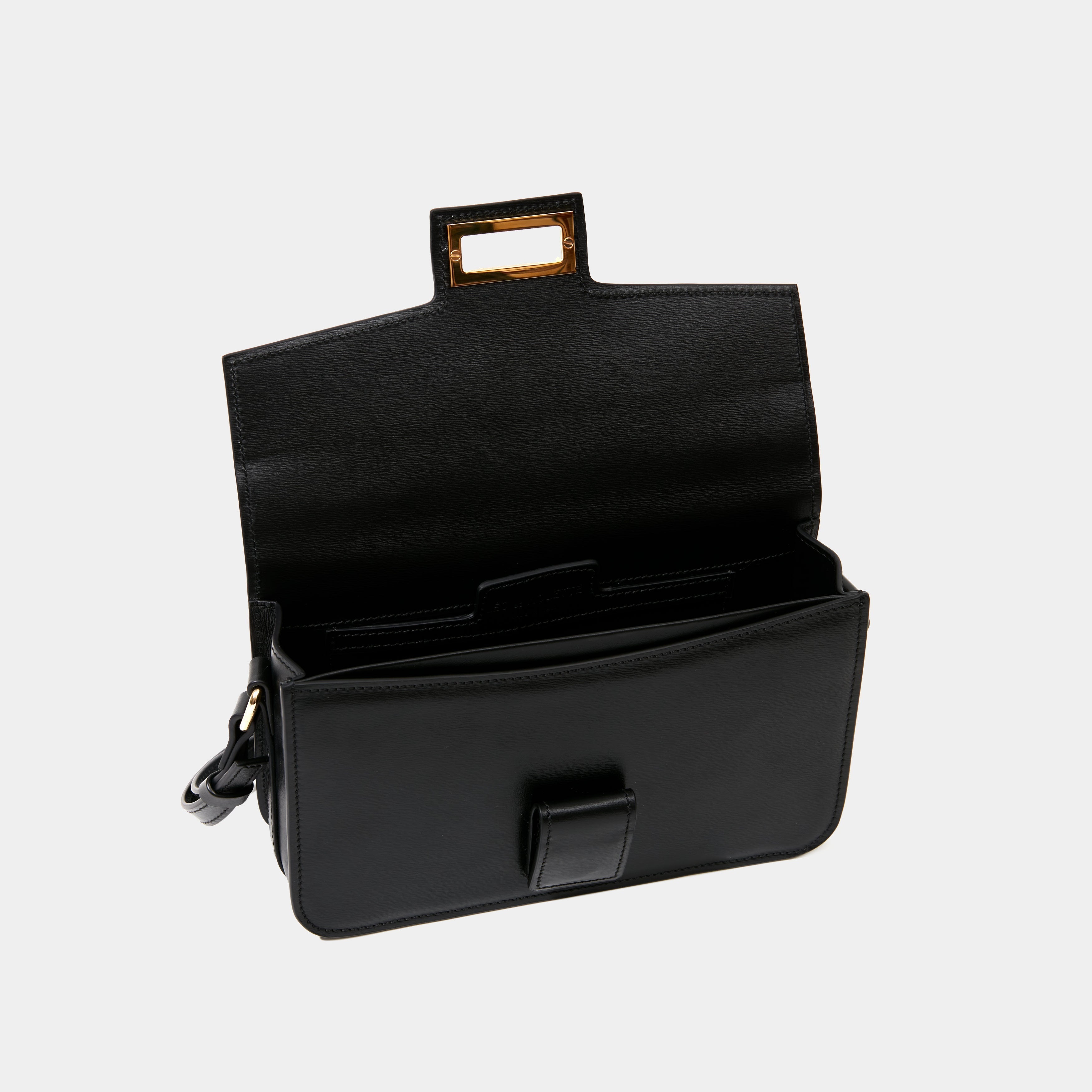 Le Sac Baguette Black Liégé