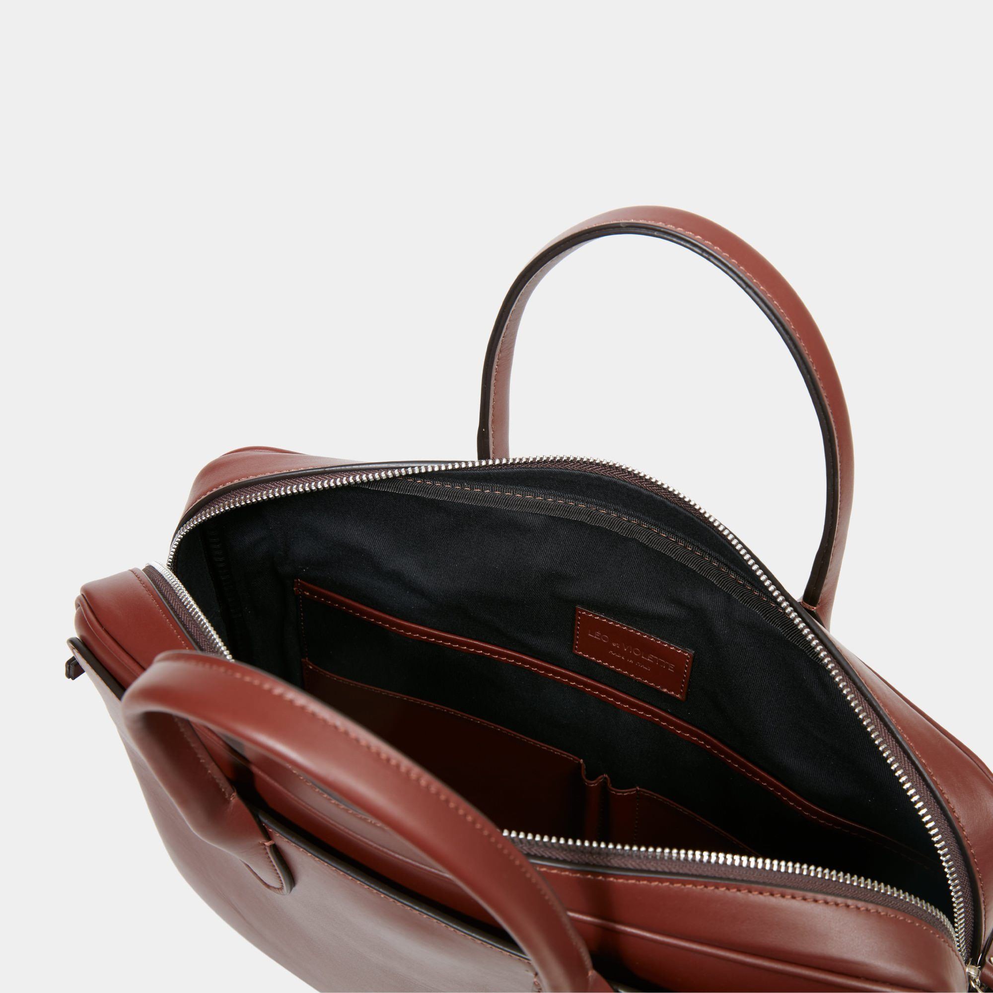 Le Briefcase Brown
