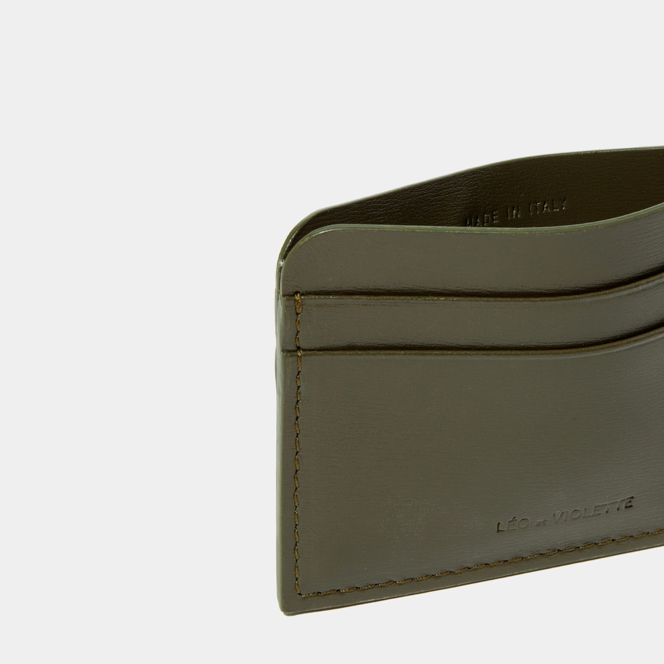 Le Porte-Cartes Khaki Liégé