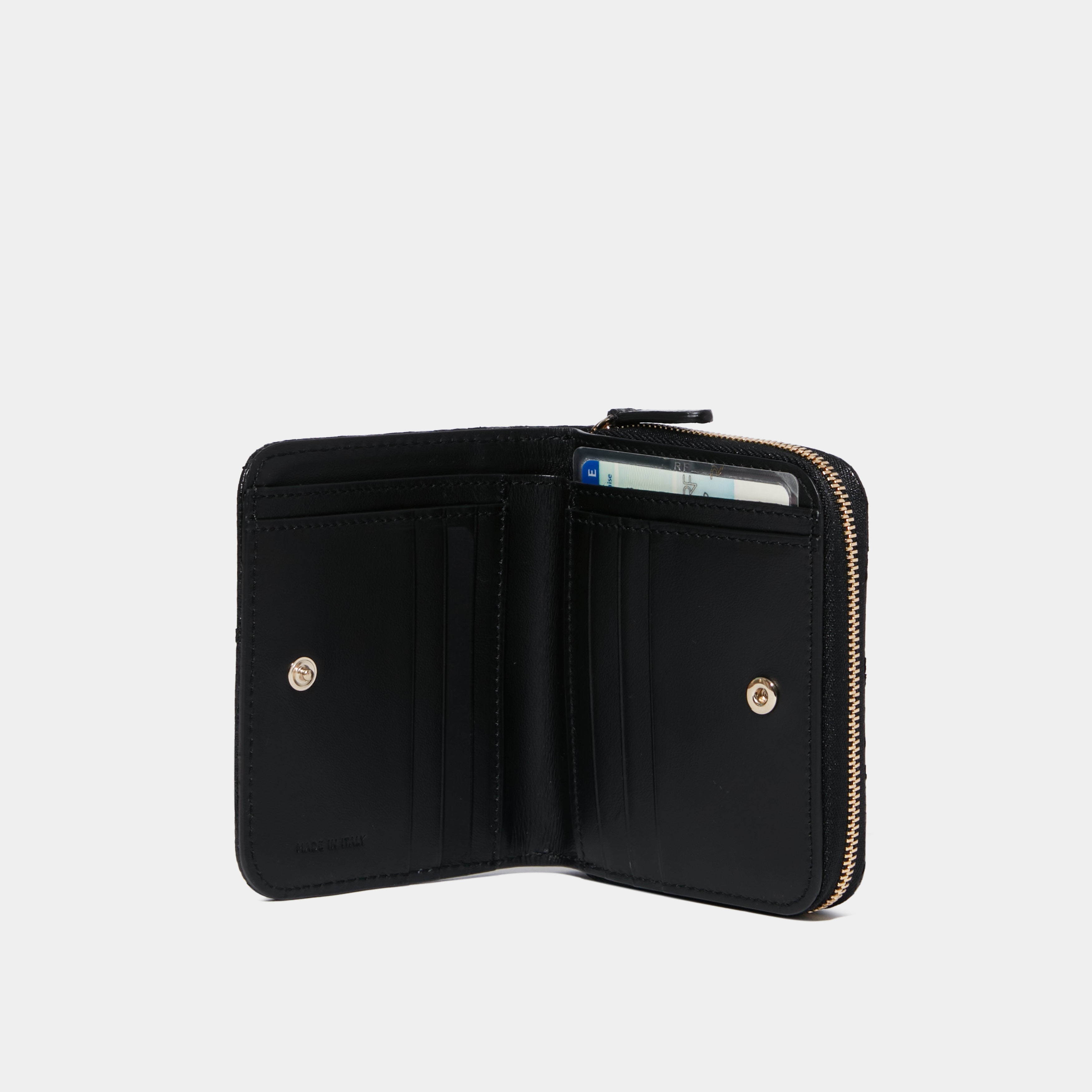 Le Compact Printed Lizard Black