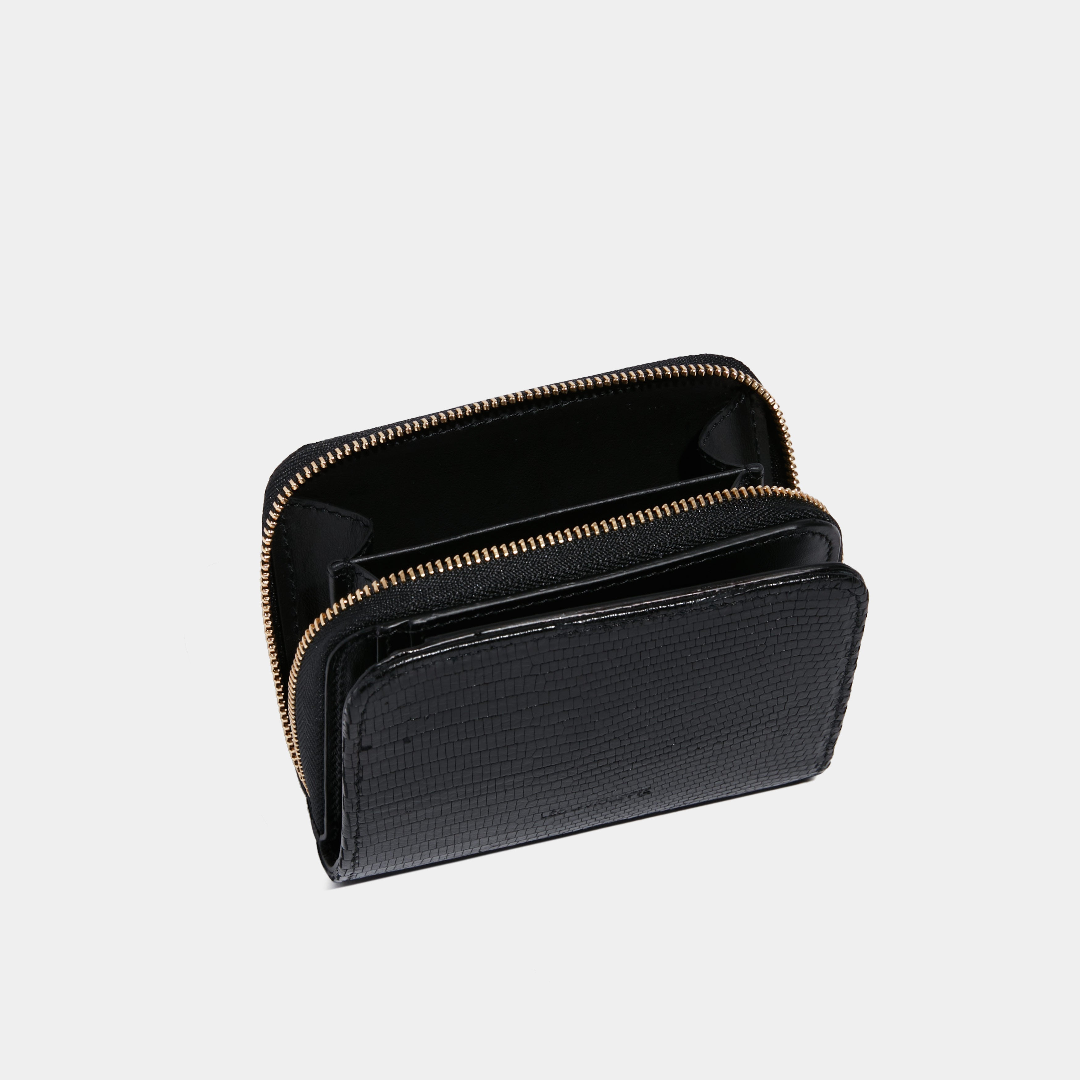 Le Compact Printed Lizard Black