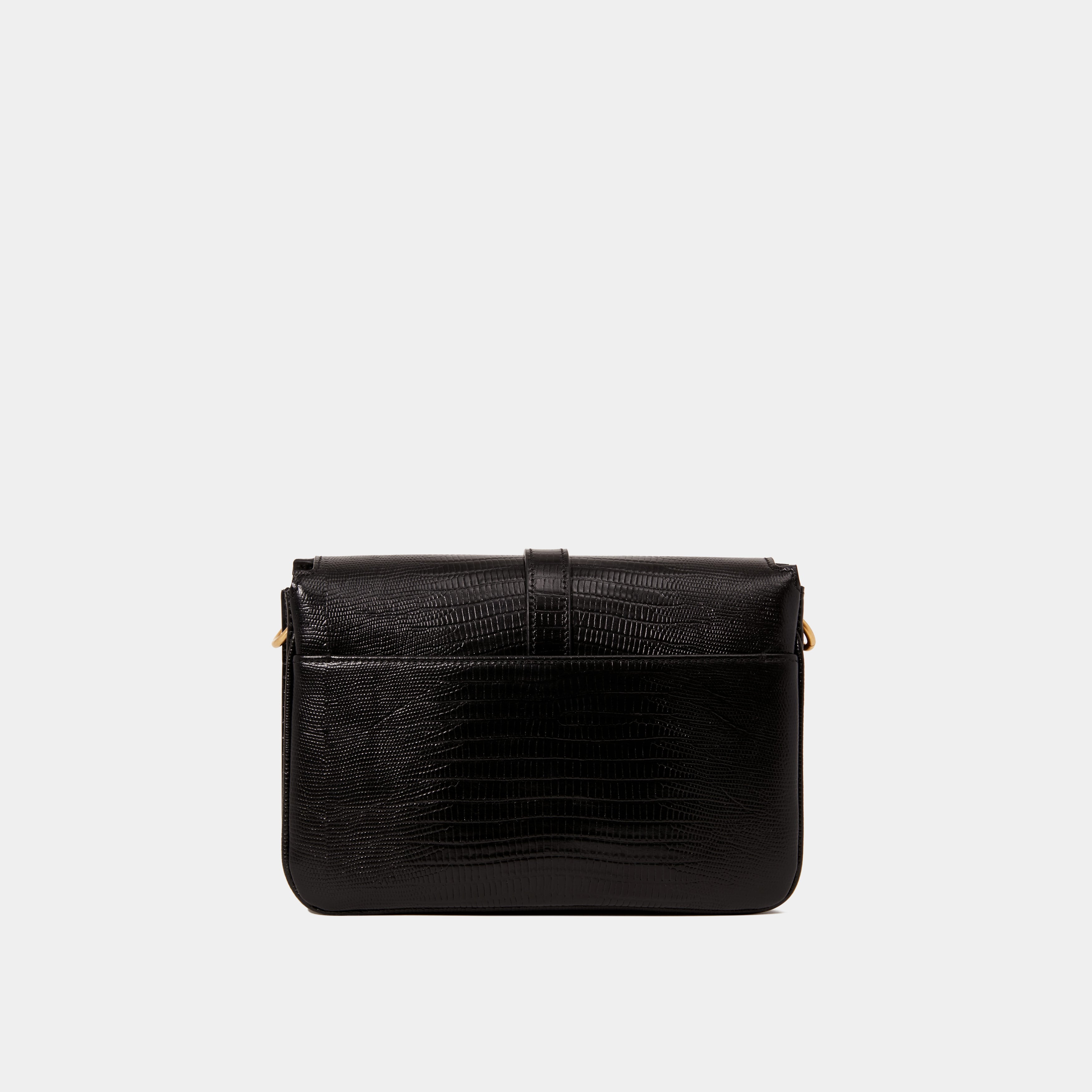 Le Dalia Printed Lizard Black