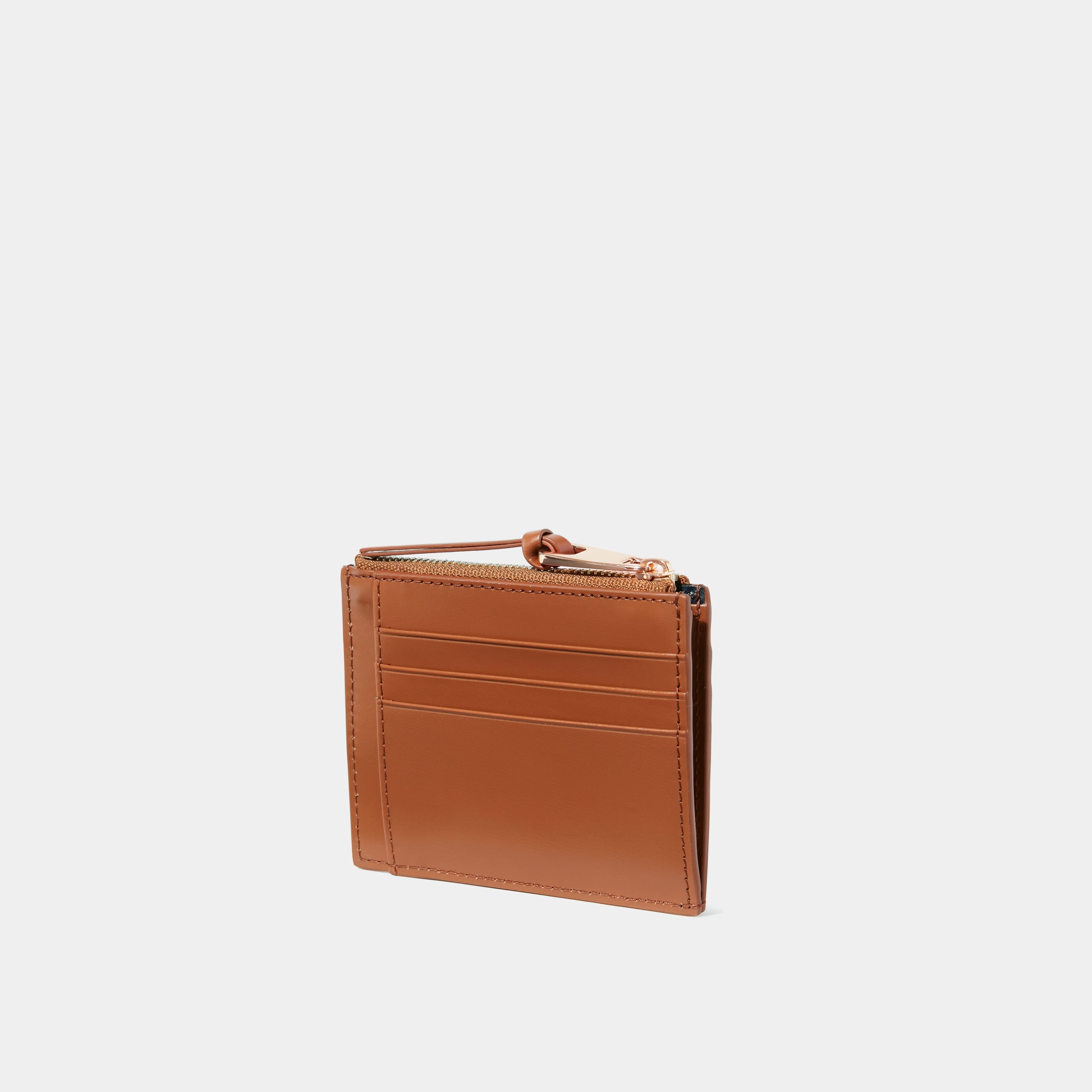 Le Porte-cartes ID Zippé Camel Liégé