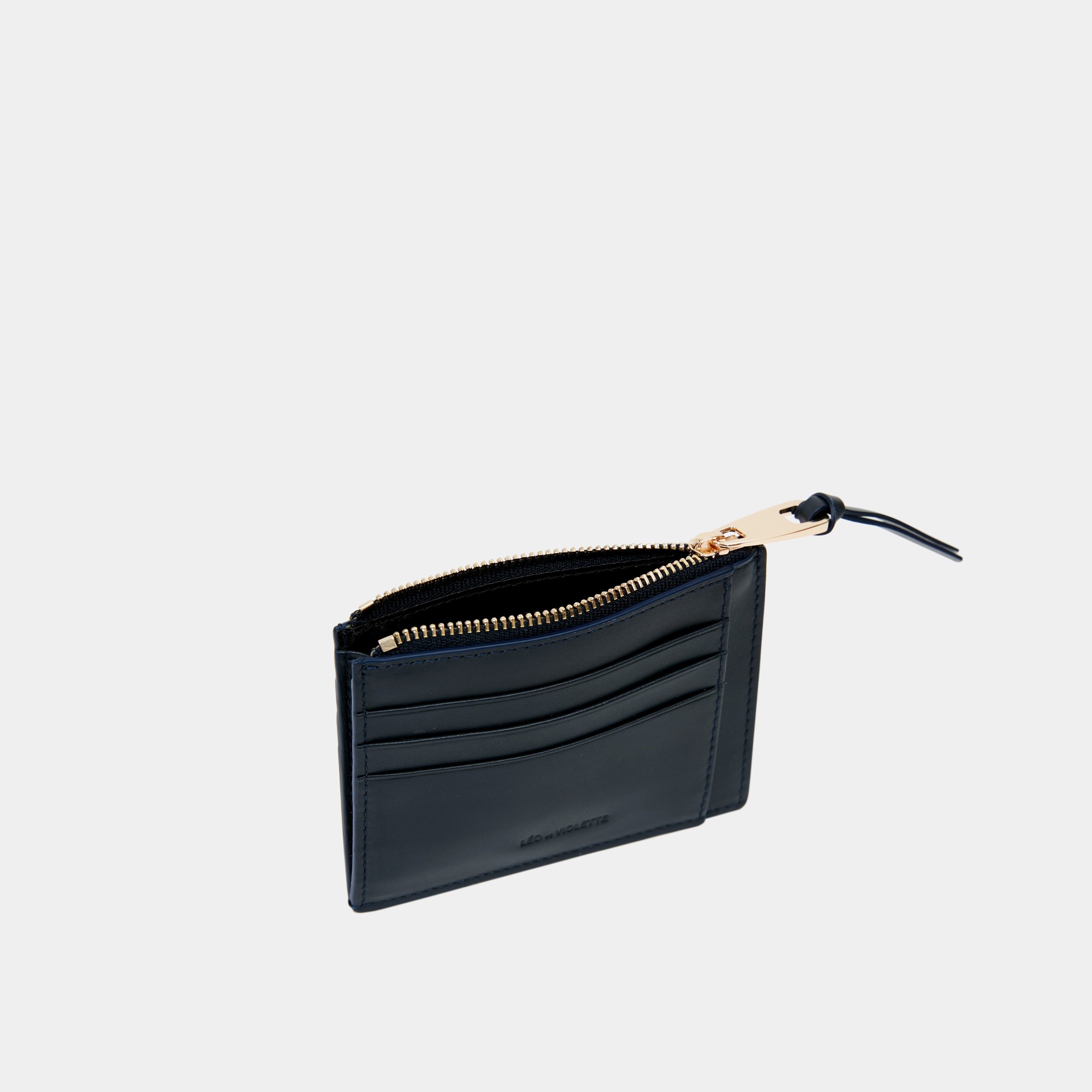 Le Porte-cartes ID Zippé Navy
