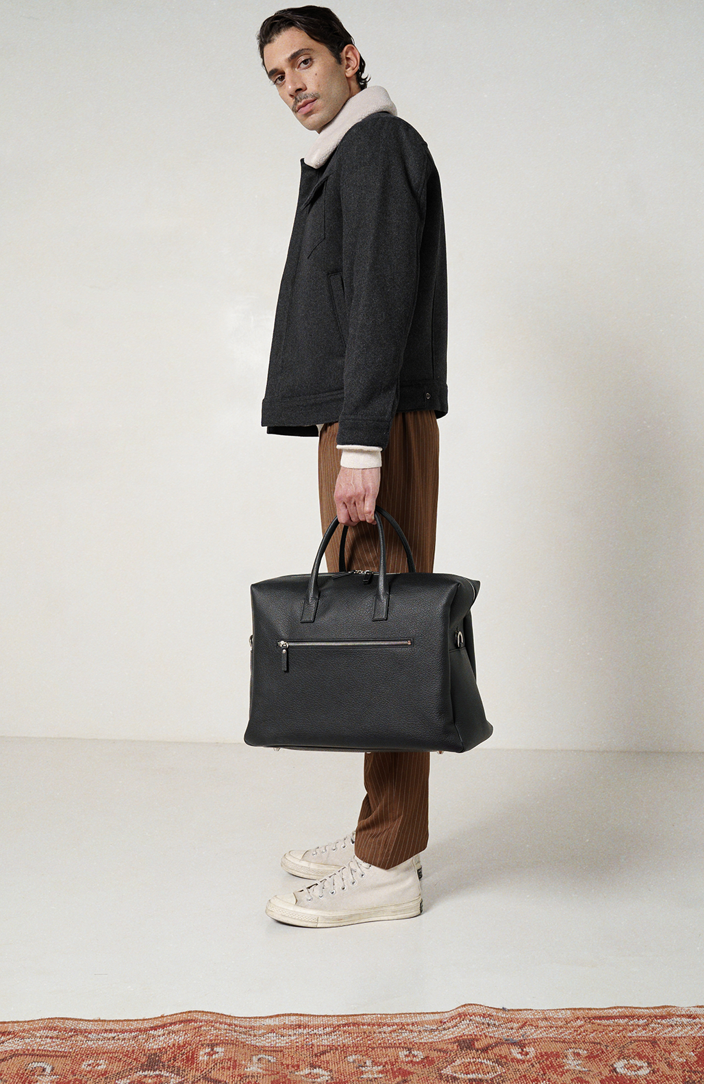 Le Compact Weekender Buffalo Black