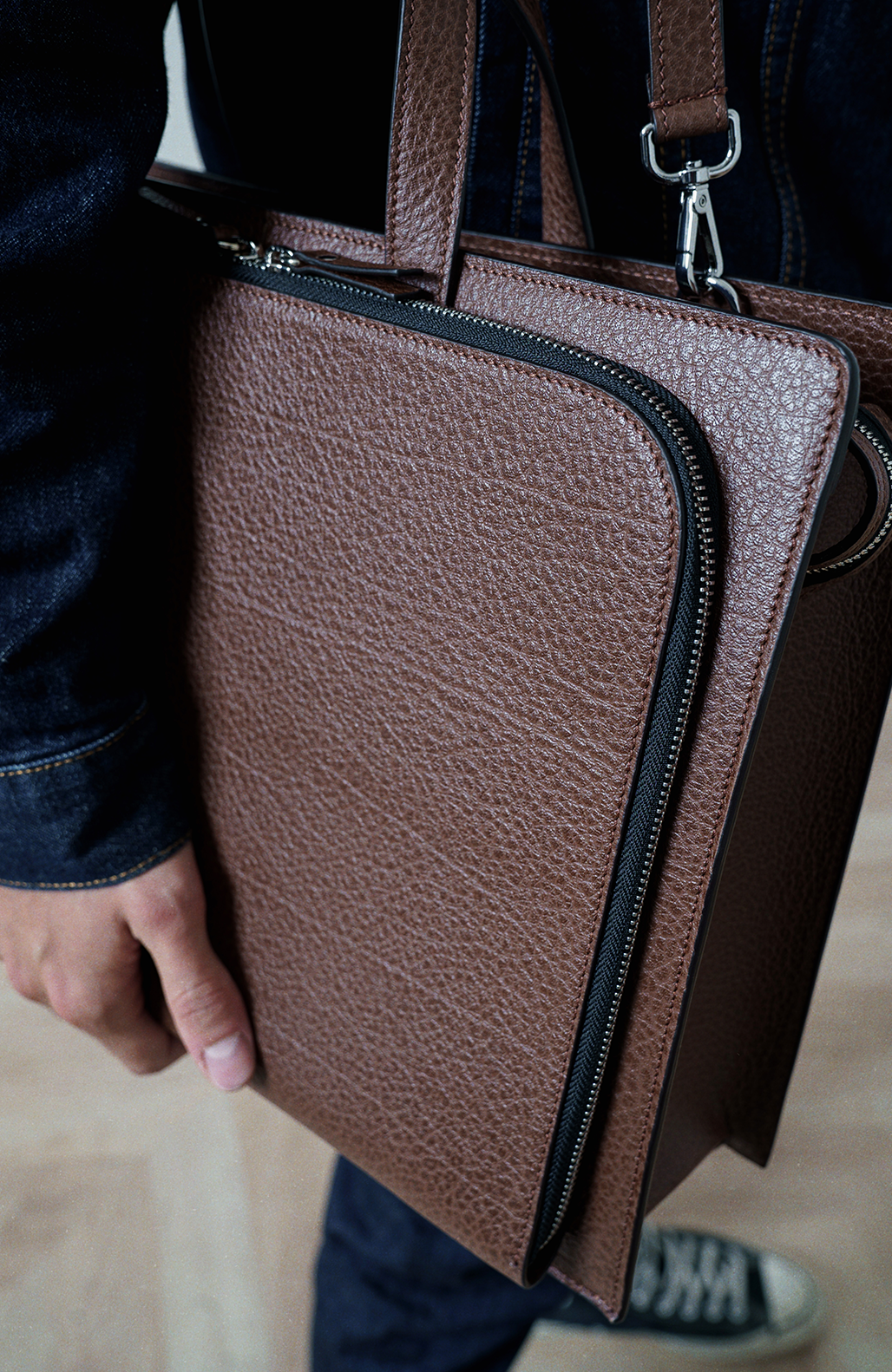 Le Nouveau Cartable Buffalo Brown