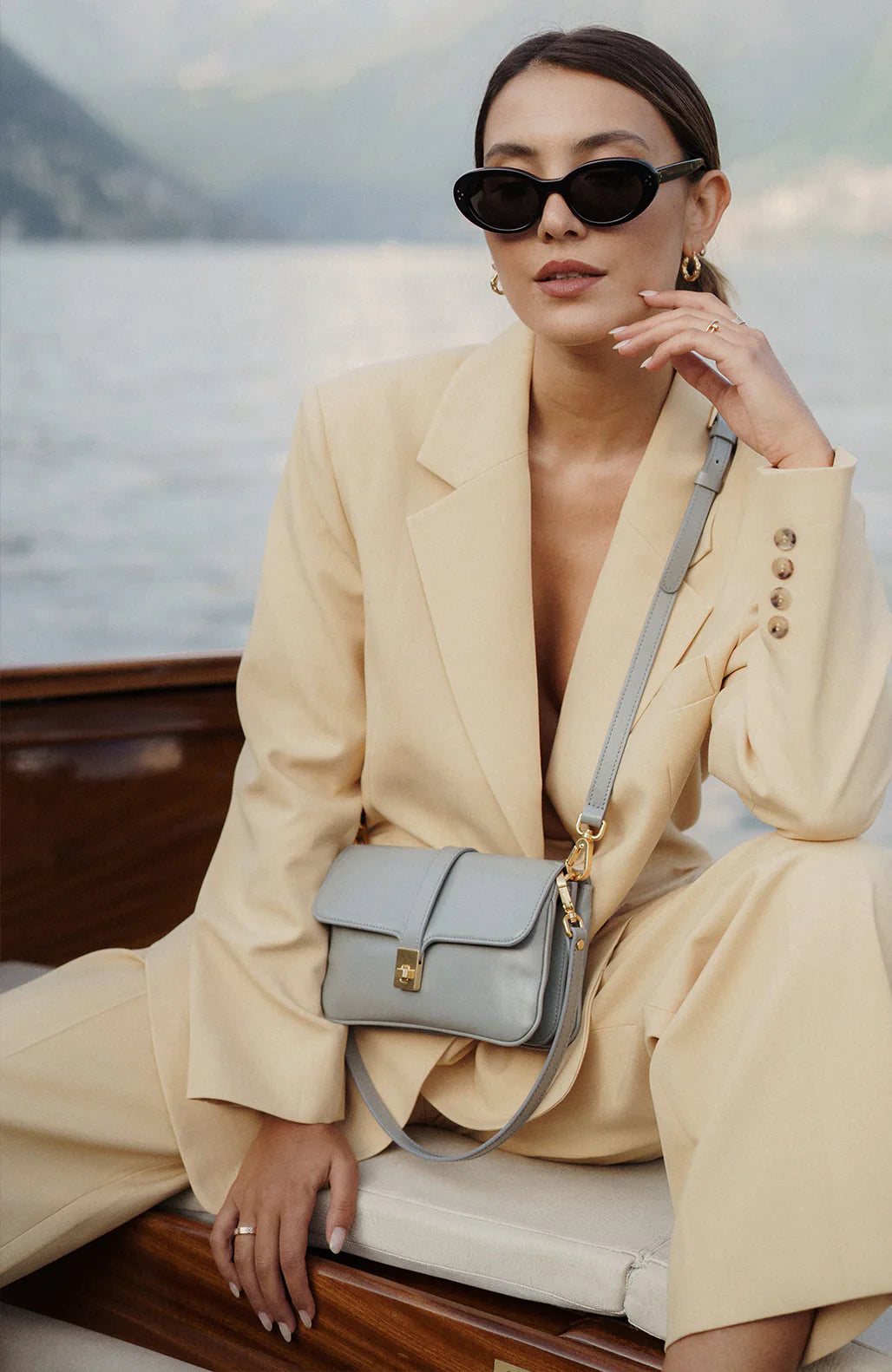 Le Mini Dalia Blue Denim Liégé