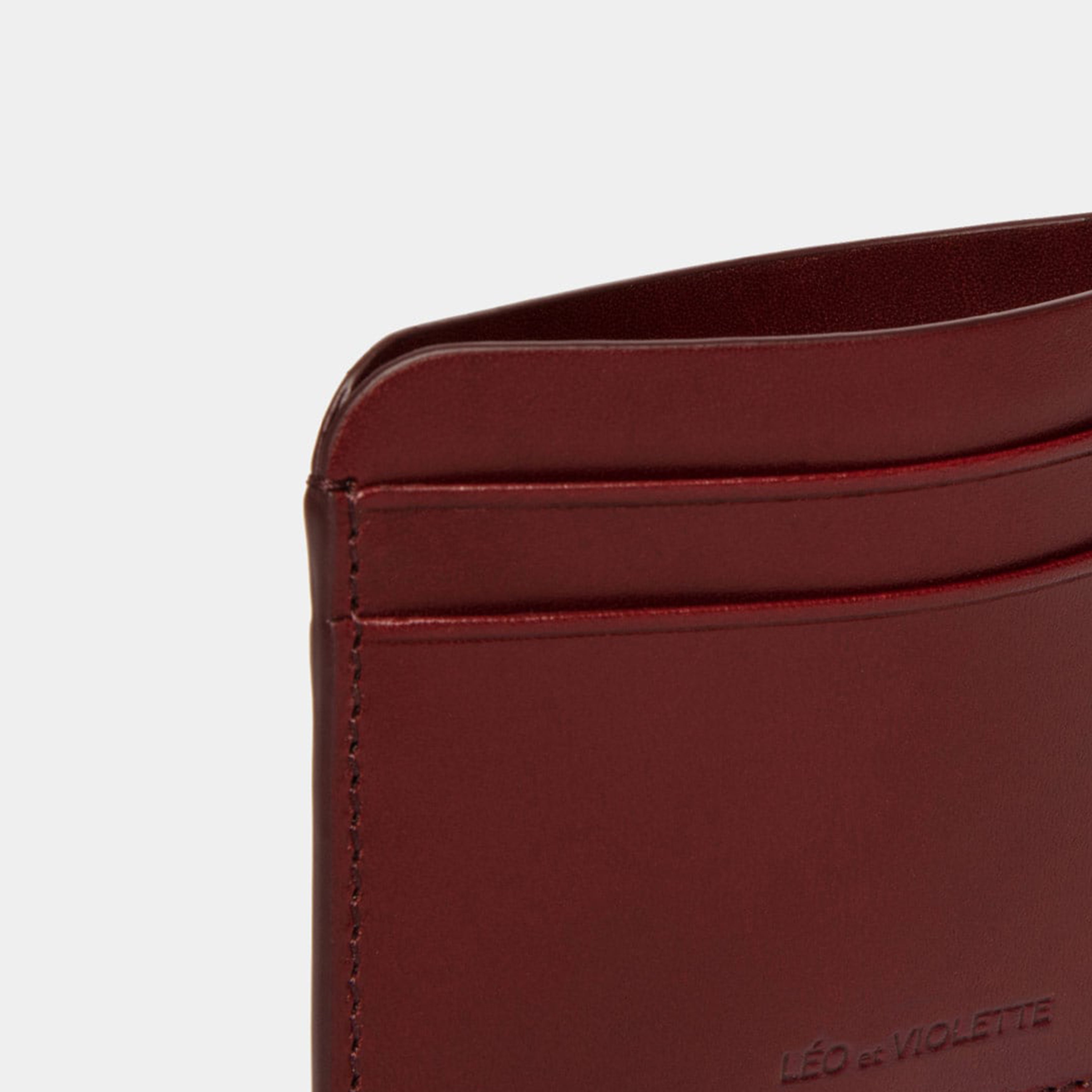 Le Porte-Cartes Burgundy