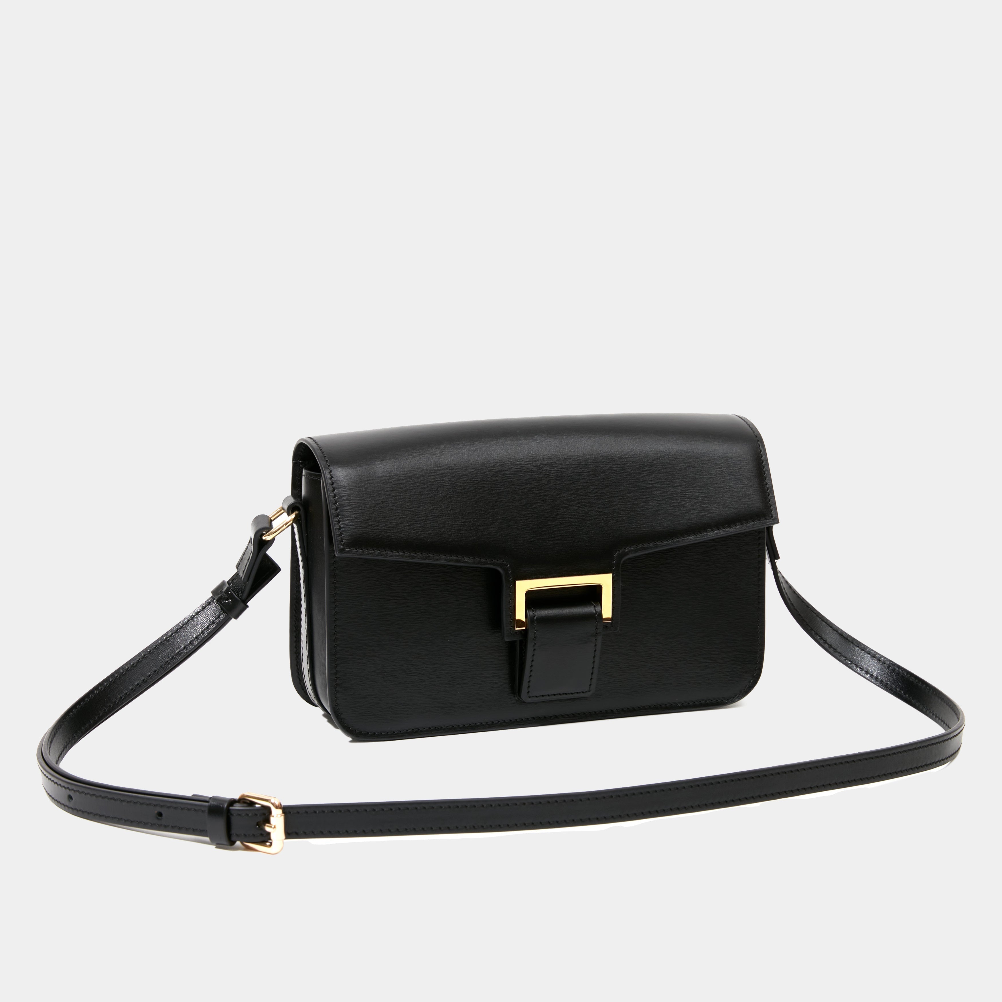 Le Sac Baguette Black Liégé