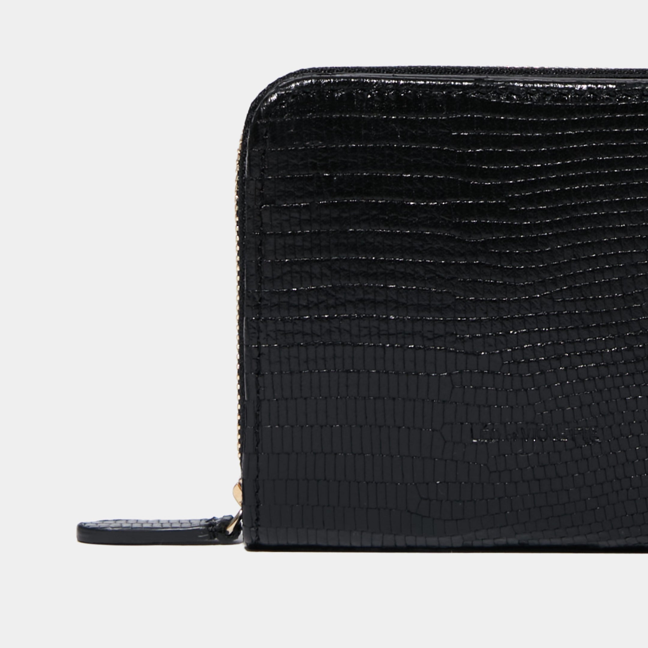 Le Compact Printed Lizard Black