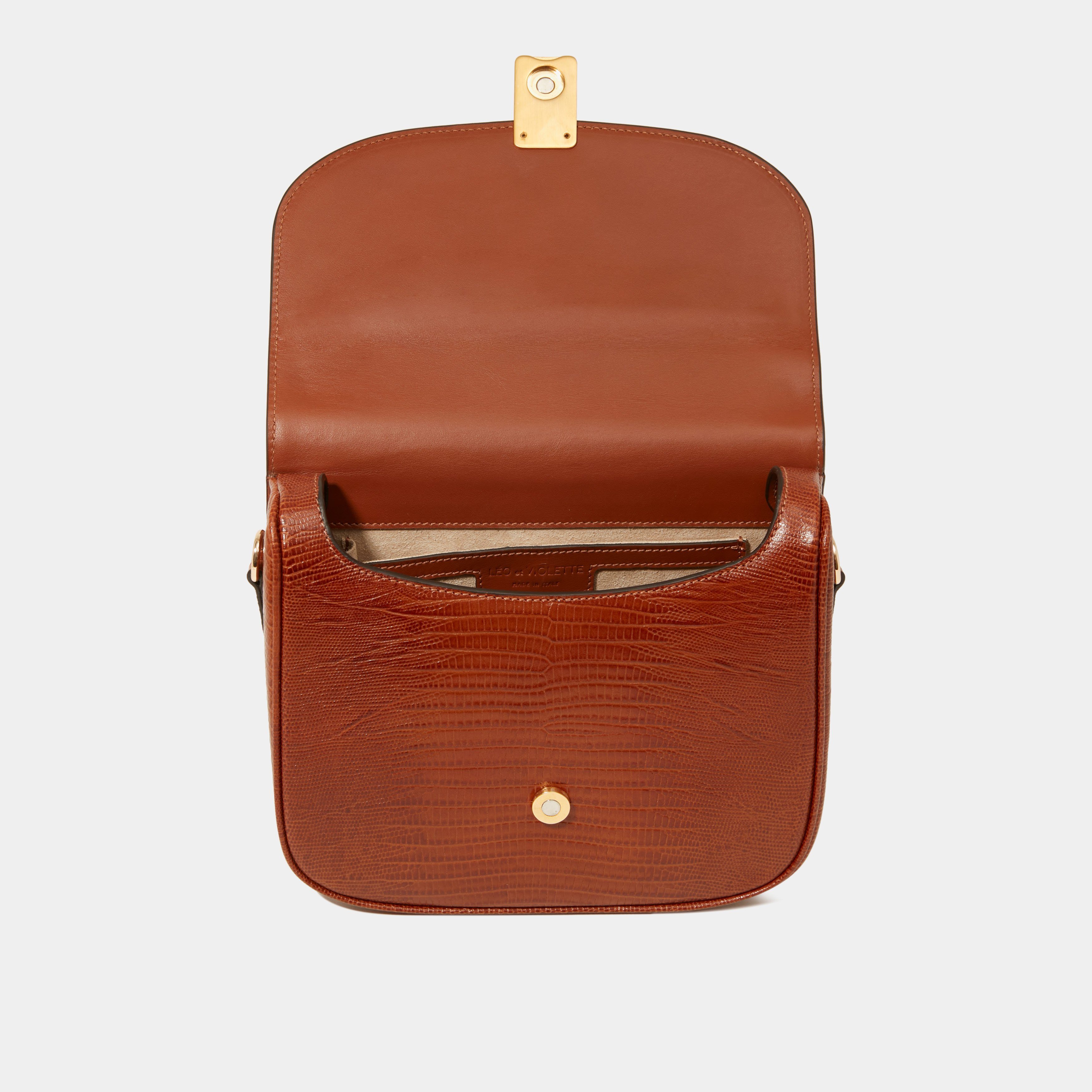 Le Grand Nova Printed Lizard Camel