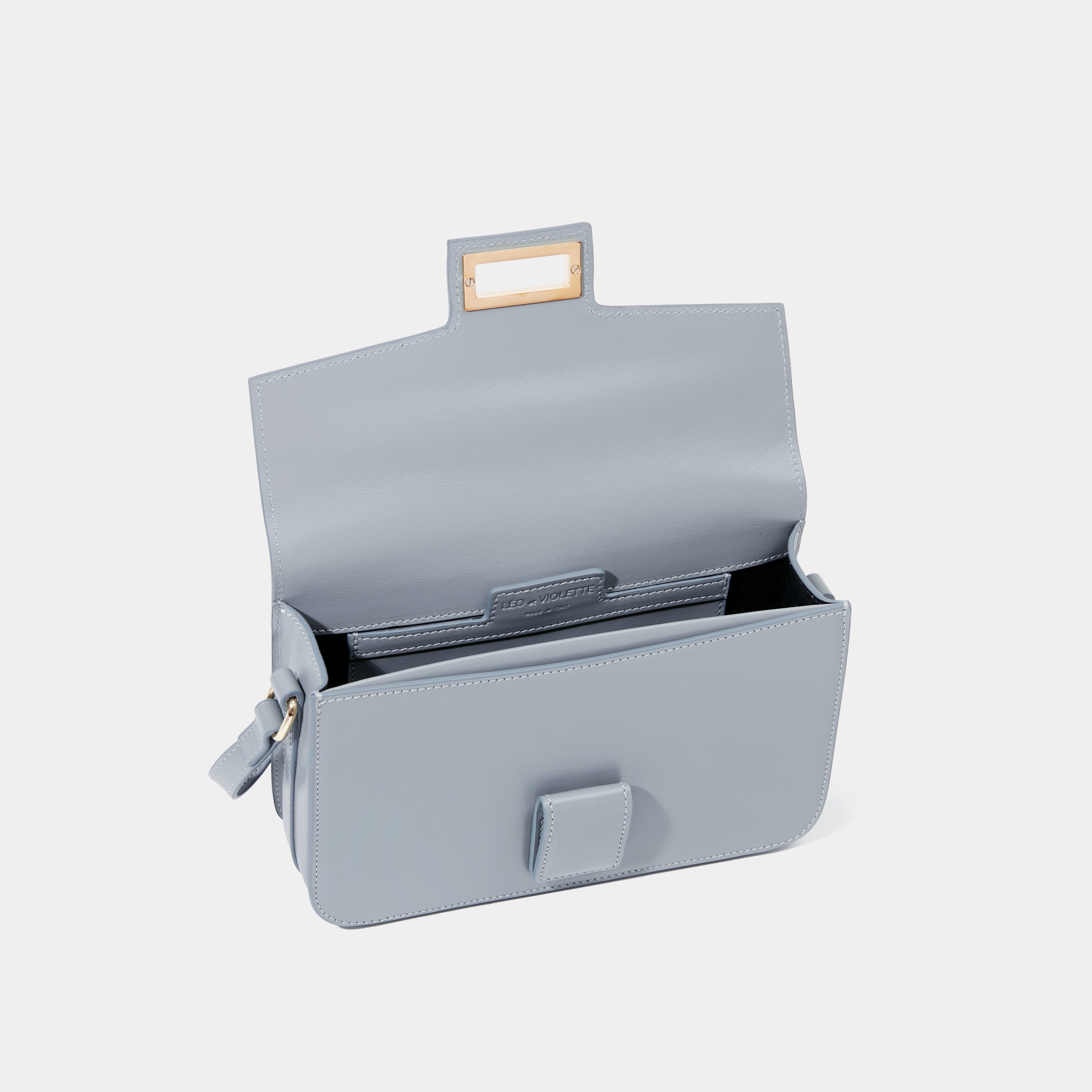 Le Sac Baguette Blue Denim Liégé