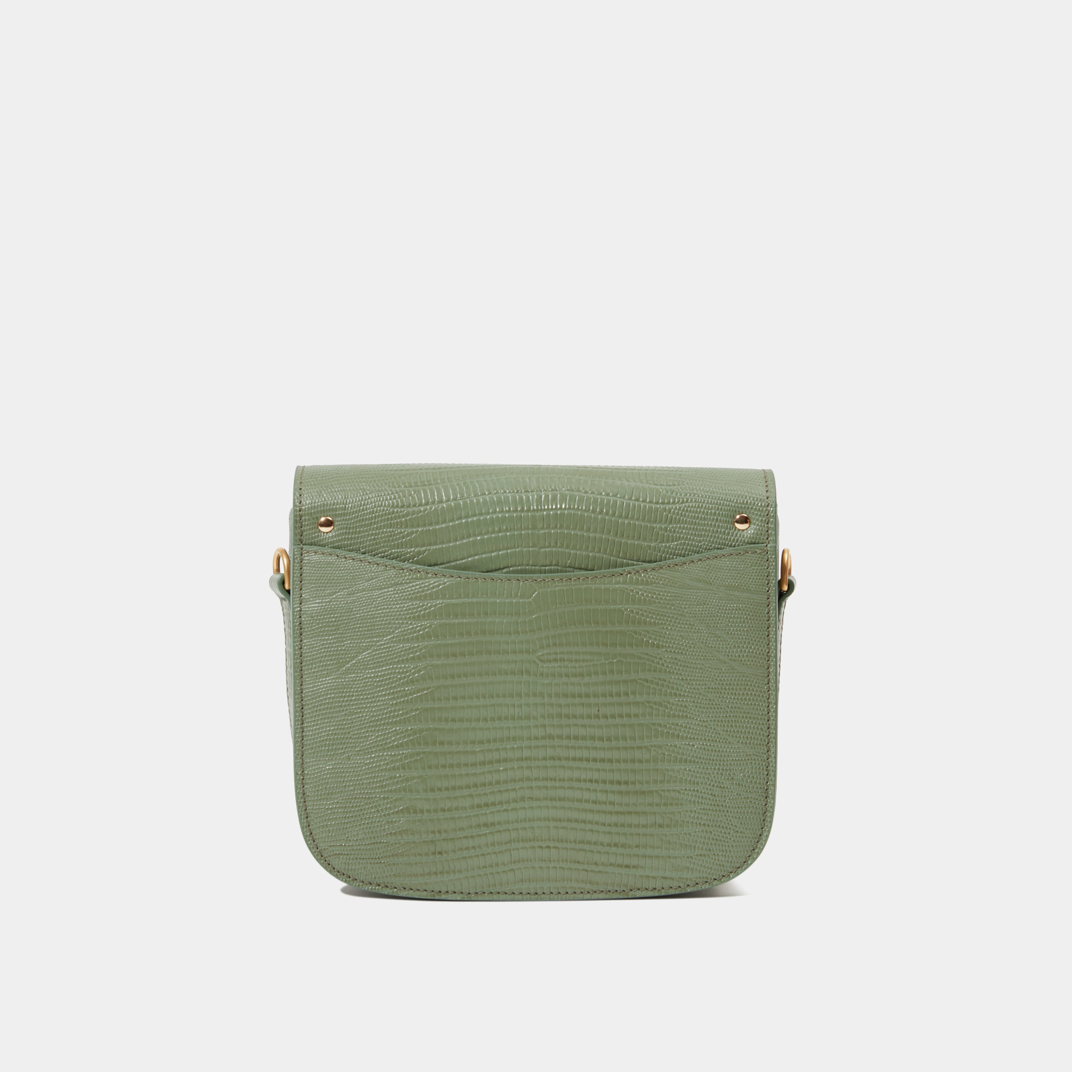 Le Nova Printed Lizard Almond Green