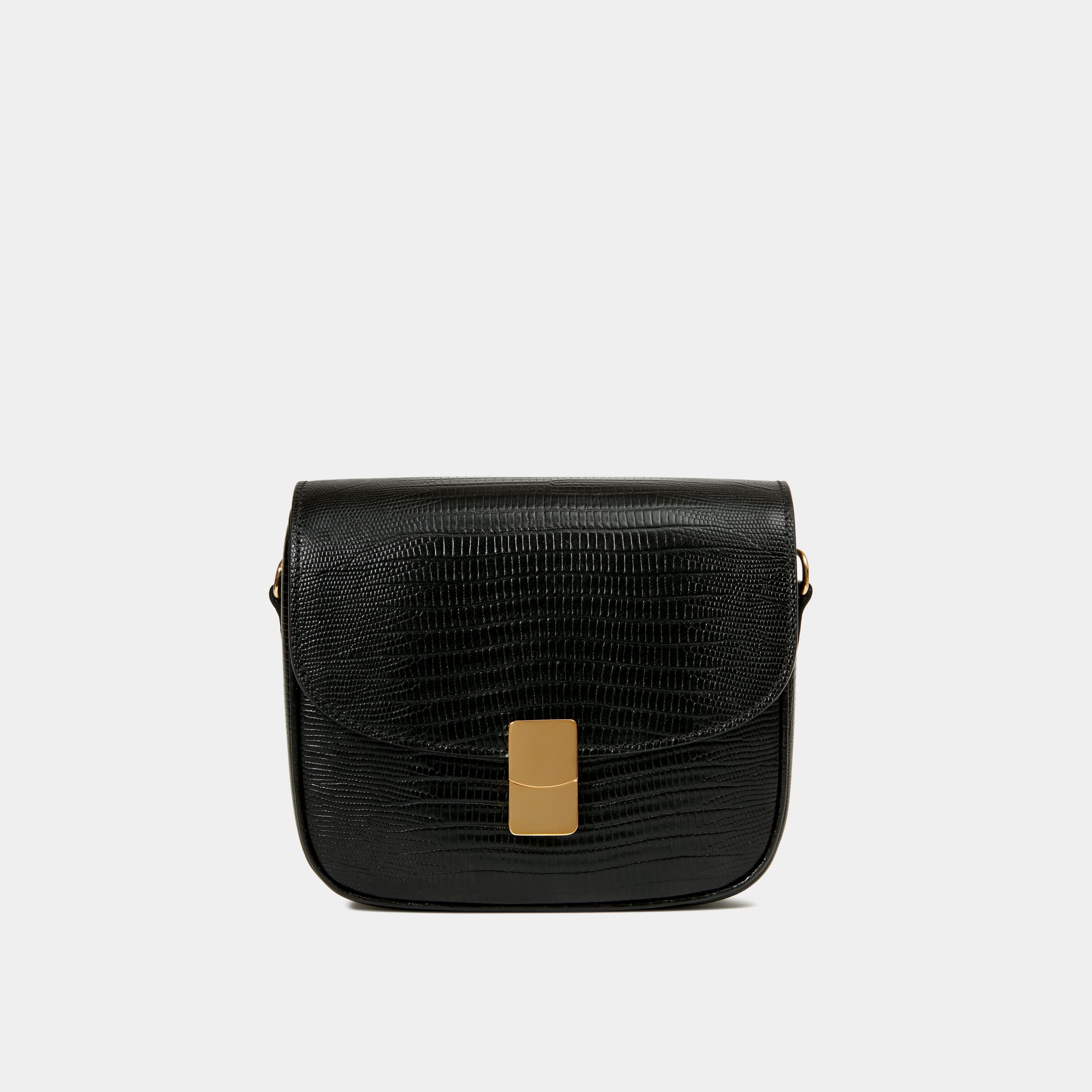 Le Nova Printed Lizard Black