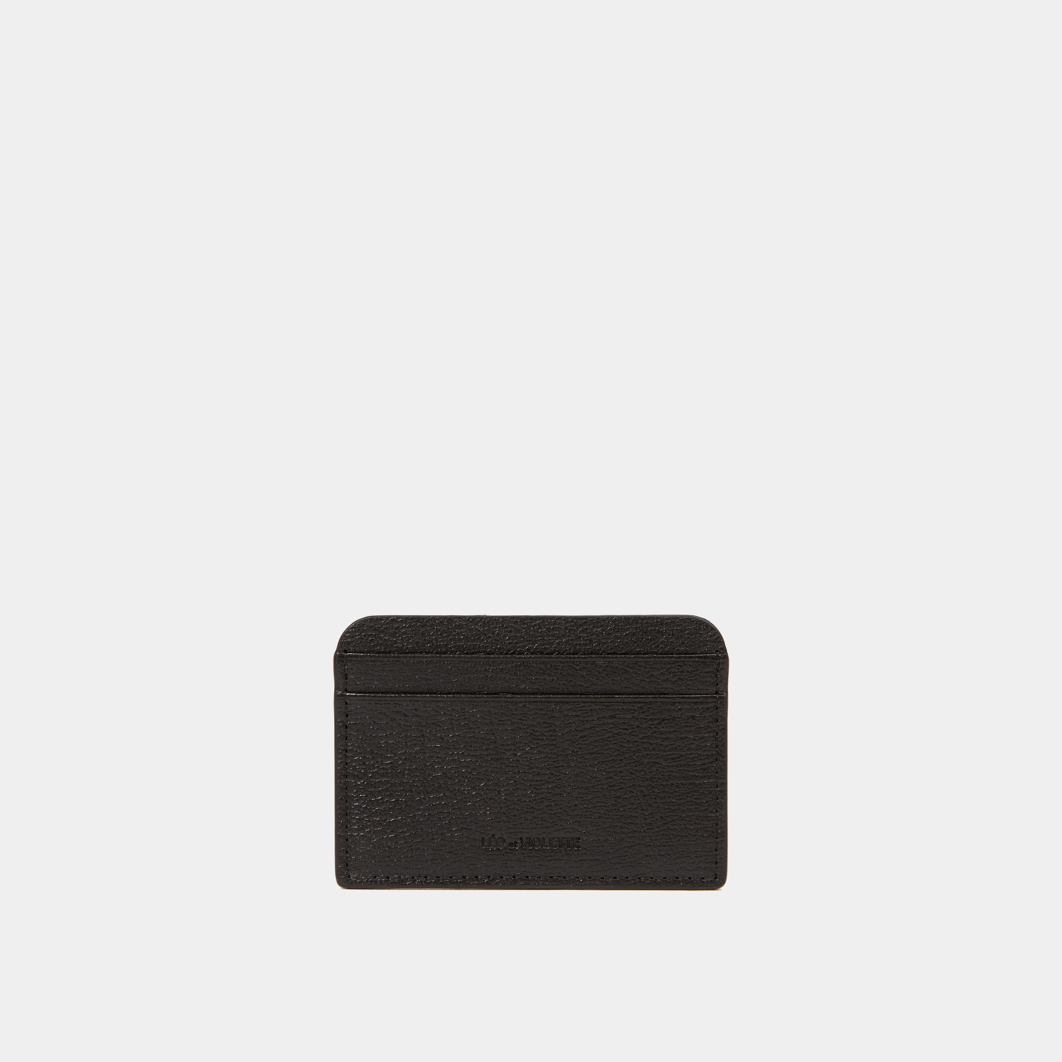 Le Porte-Cartes Printed Buffalo Black