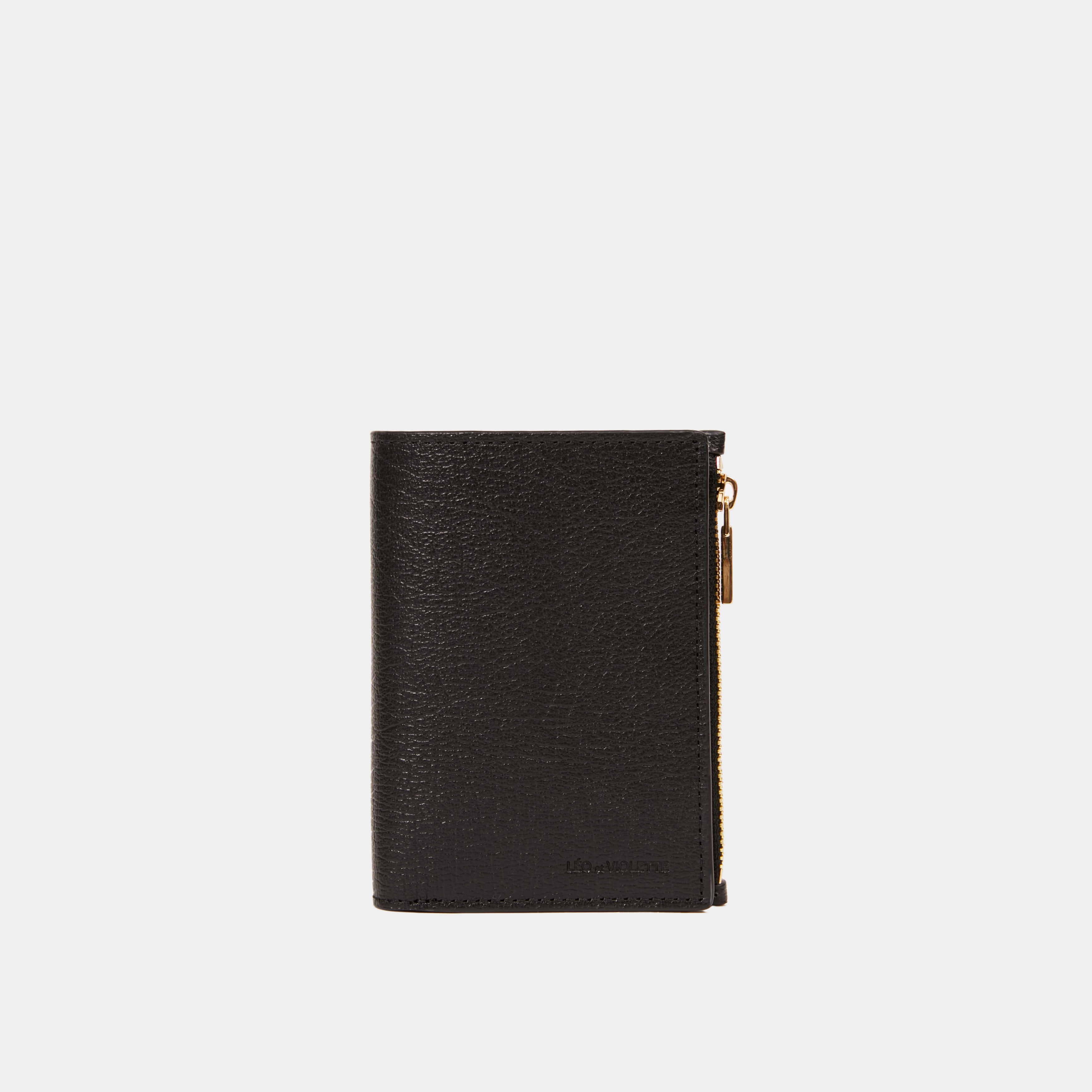 Le Portefeuille Zippé Printed Buffalo Black