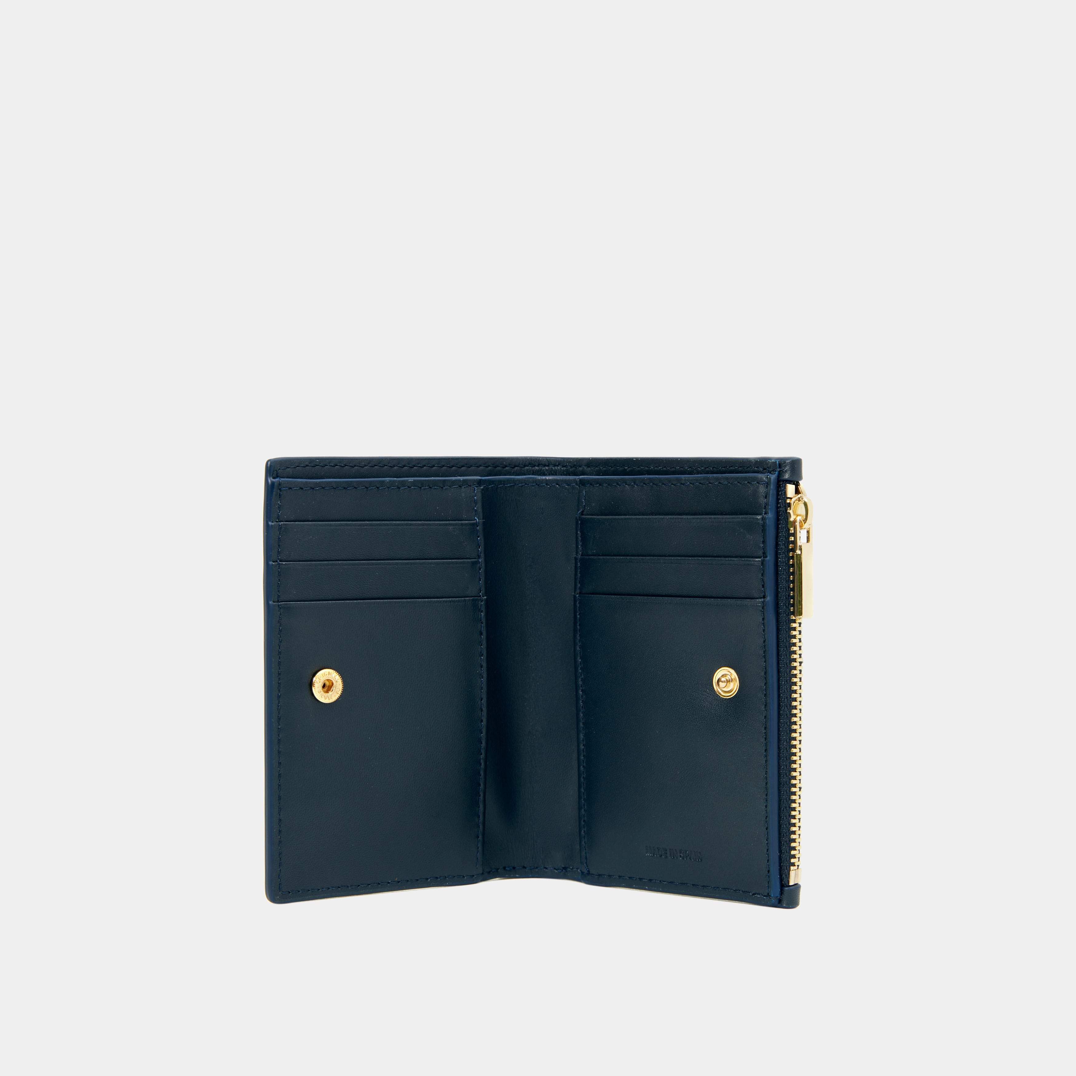 Le Portefeuille Zippé Navy