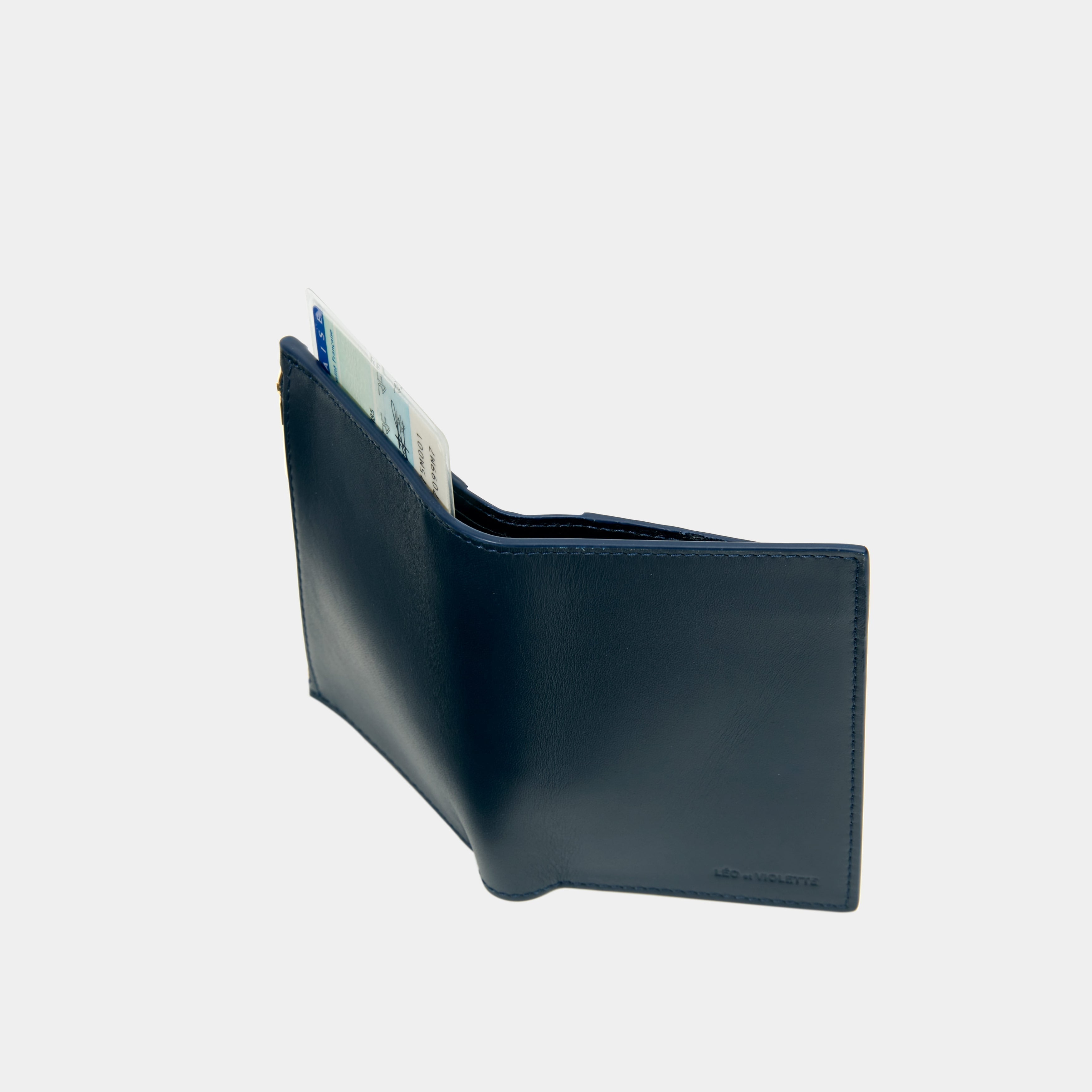 Le Portefeuille Zippé Navy