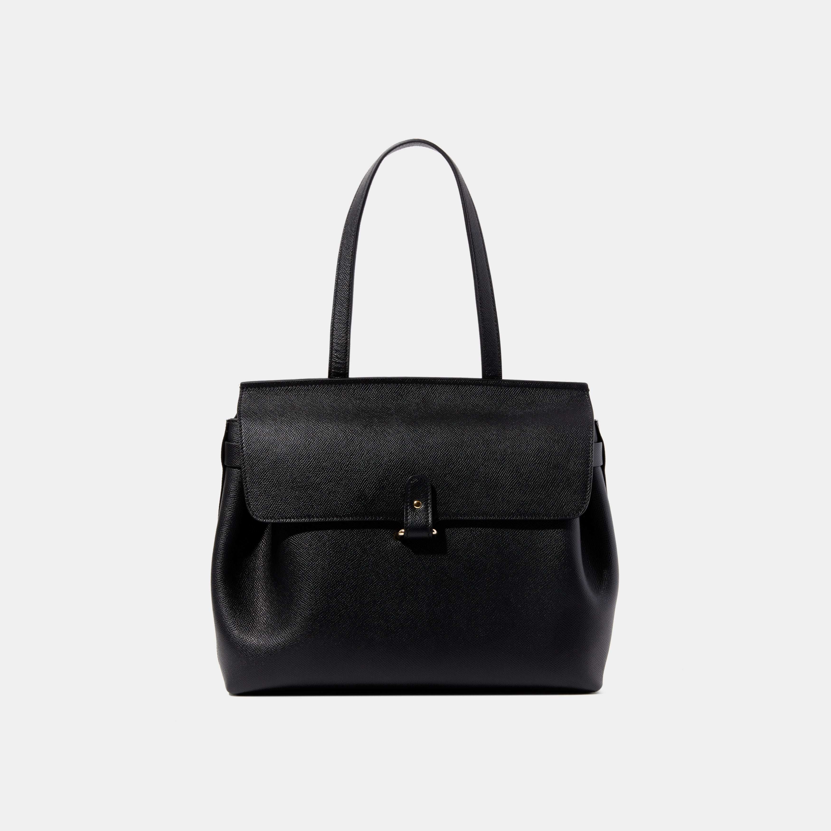 Le Primo Black Pebbled Leather