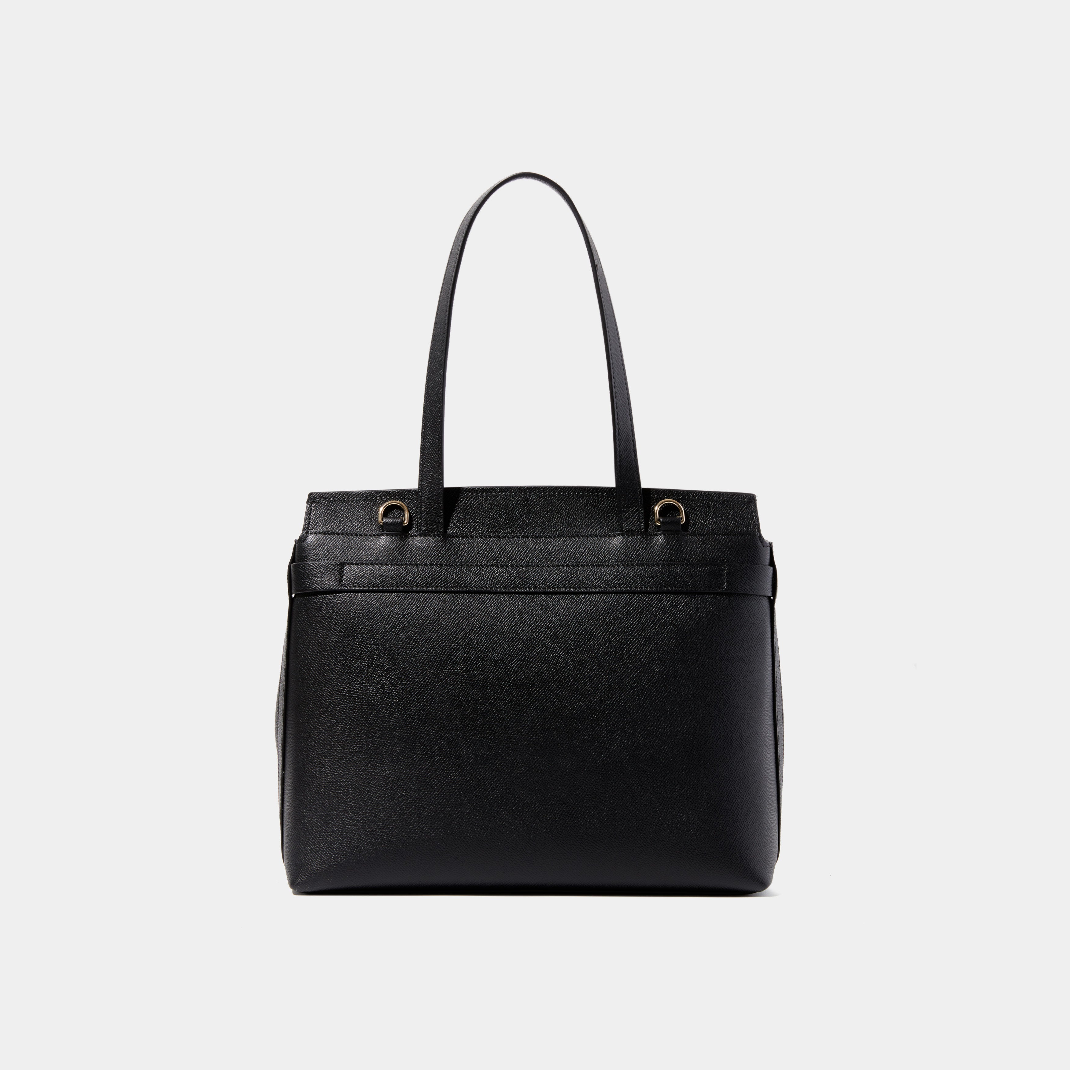 Le Primo Black Pebbled Leather