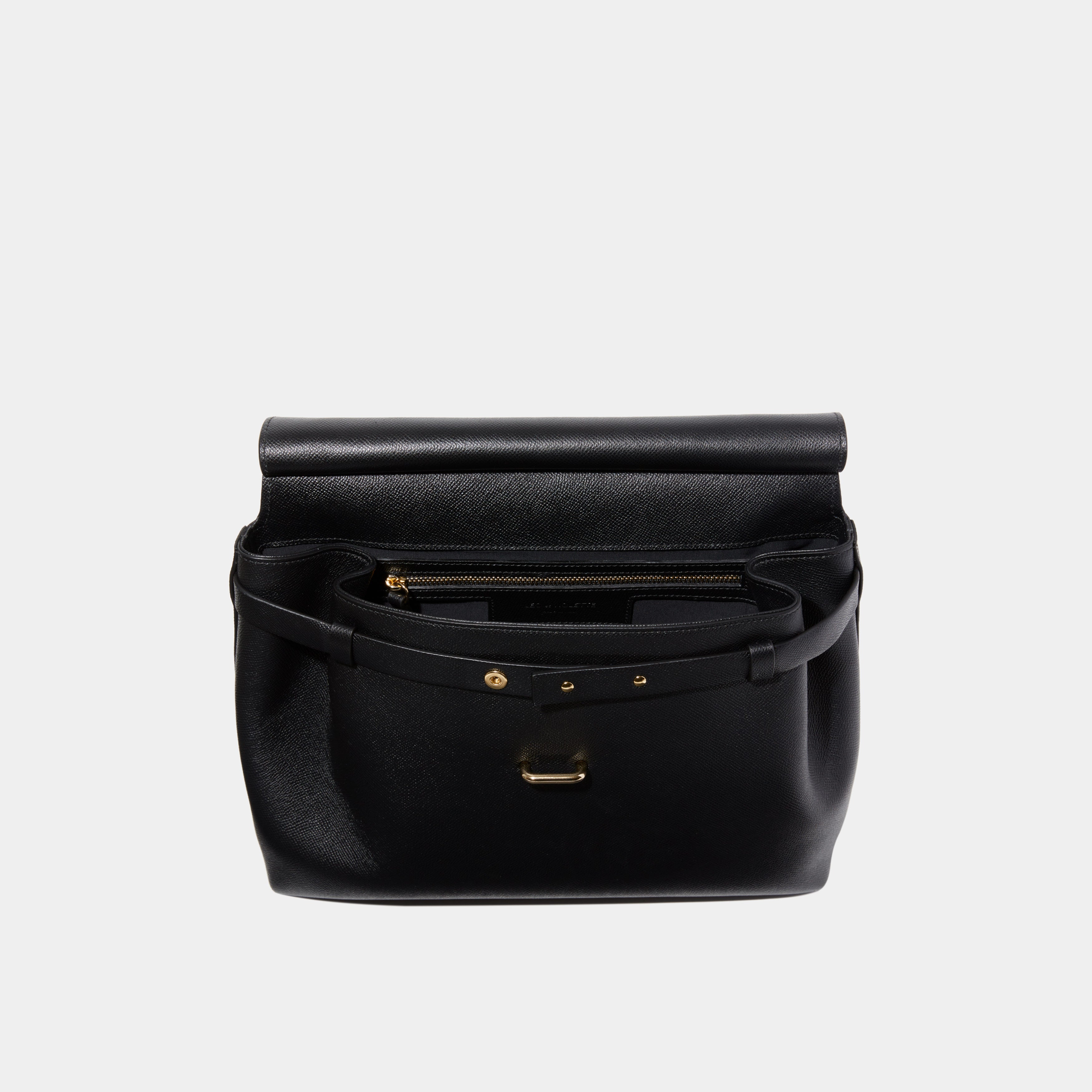 Le Primo Black Pebbled Leather