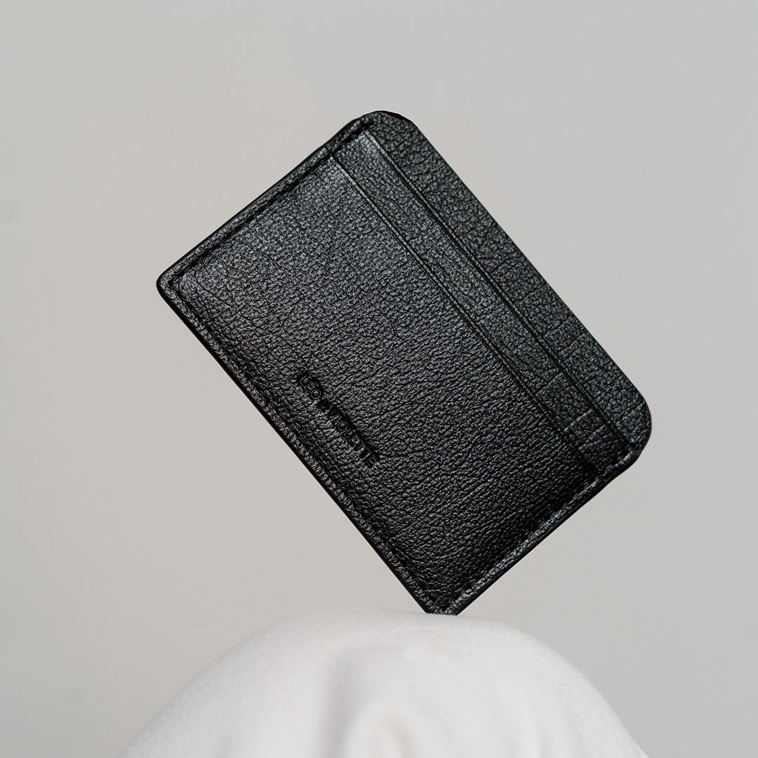 Le Porte-Cartes Printed Buffalo Black