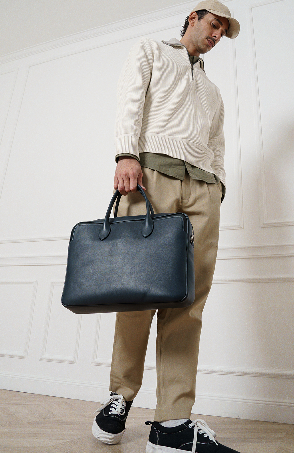 Le Briefcase Navy