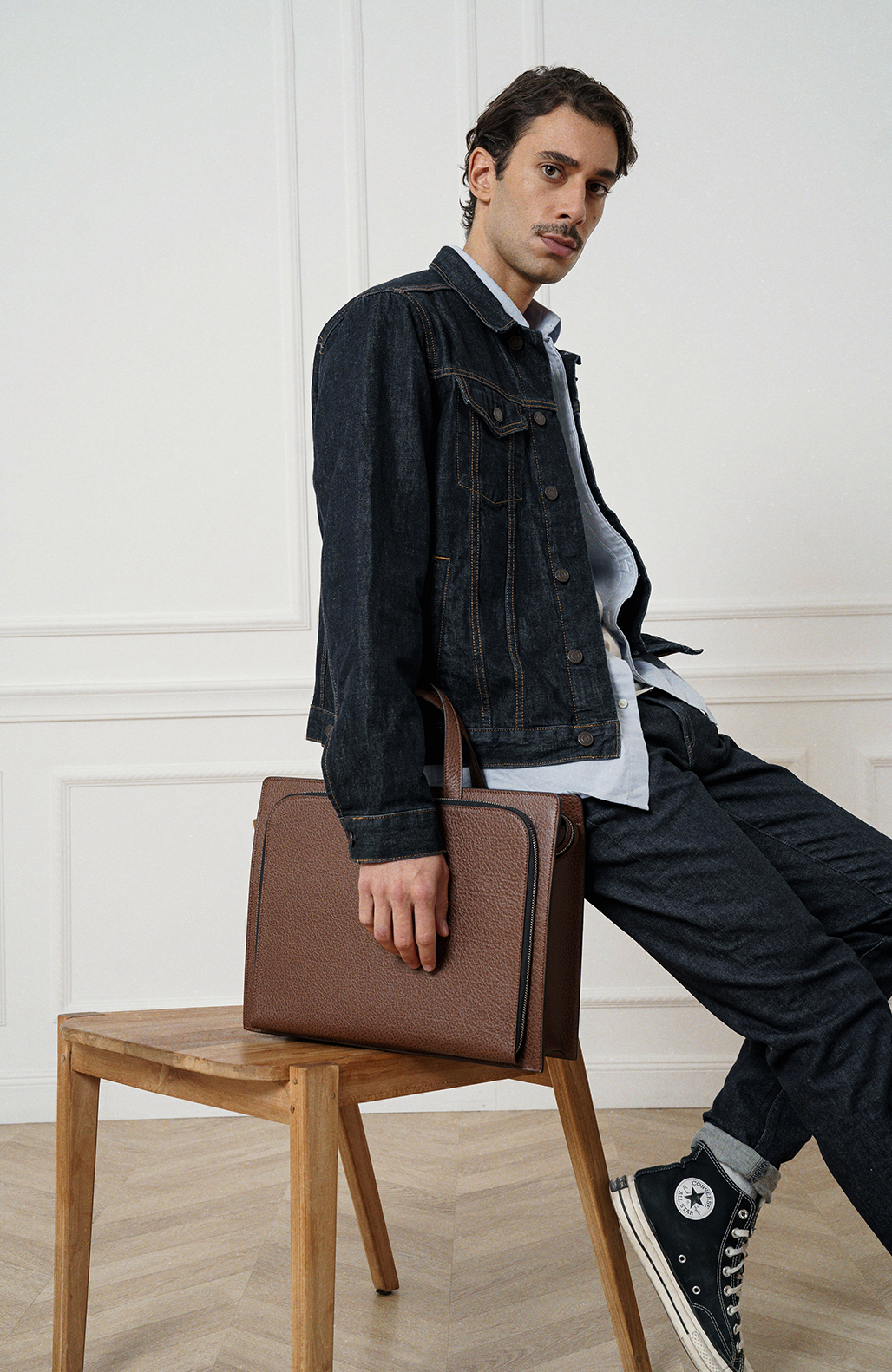 Le Nouveau Cartable Buffalo Brown