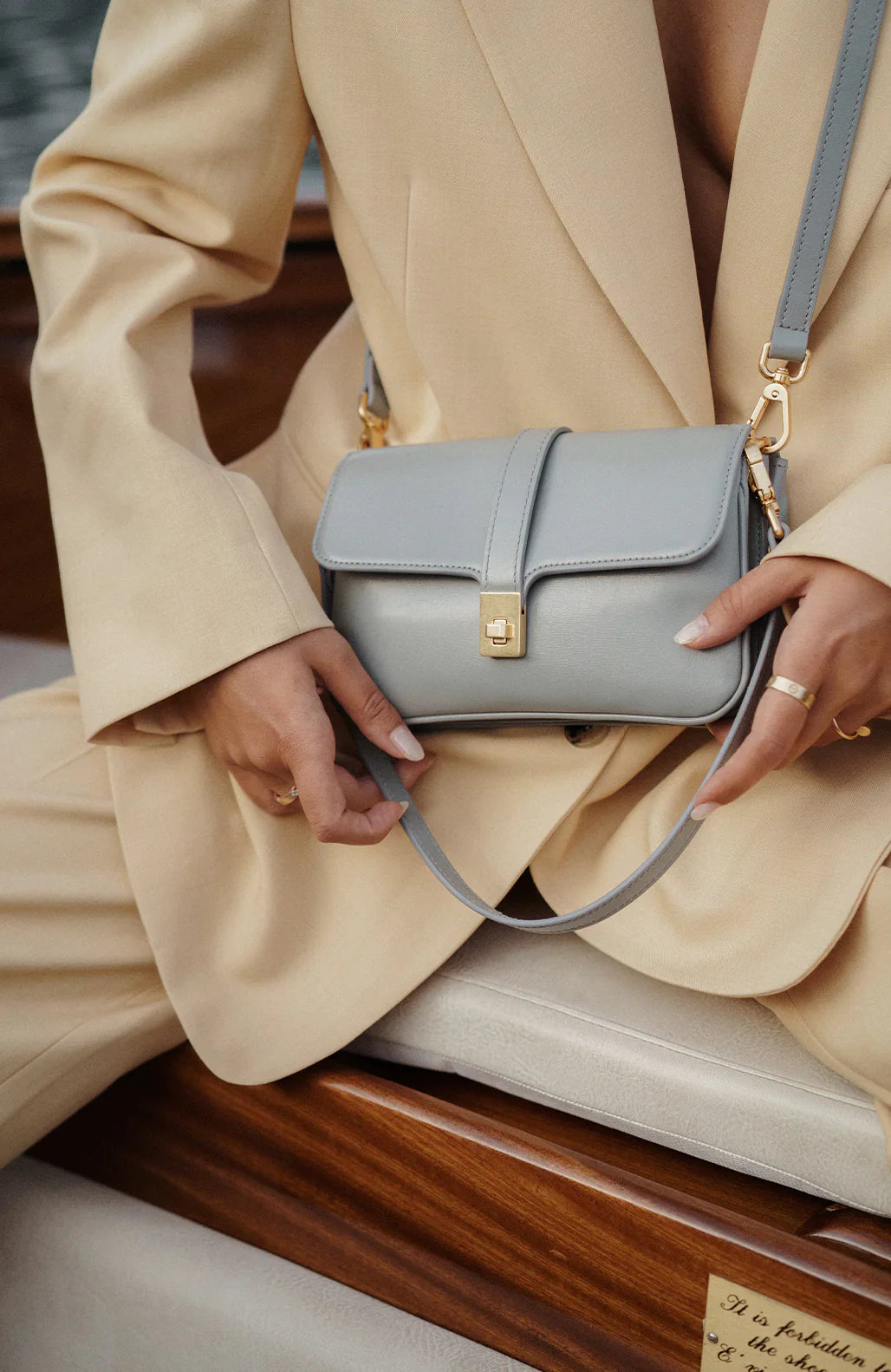 Le Mini Dalia Blue Denim Liégé